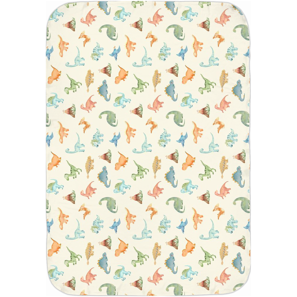 Dino Print - Stretch Jersey Swaddle Blanket